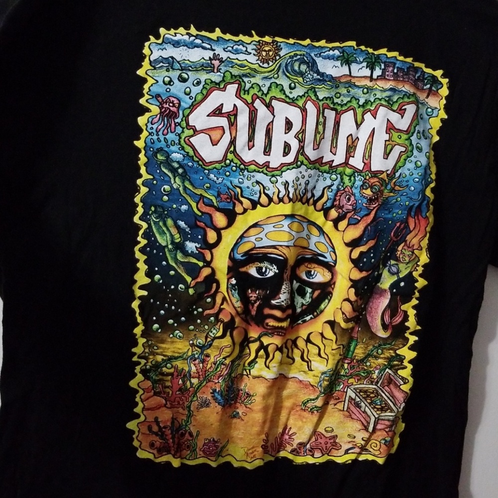 Black Vintage Sublime T-Shirt